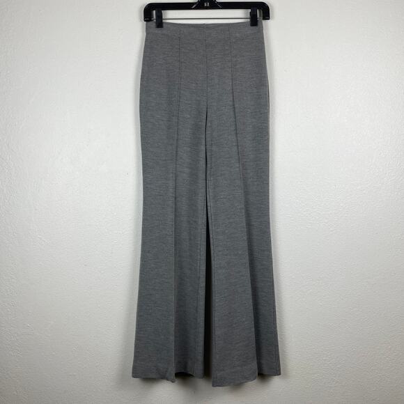Kolortron by Koret of California Gray Knit Pleated Flare Sweat Pants Size 0-2 - Picture 1 of 8